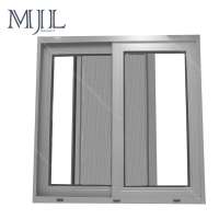 German famous hardware OEM silver Double glazed extruded aluminum window frame