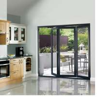 thermally broken aluminum frame  folding storm patio door prices lowes