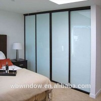 High quality upvc/pvc sliding door with lock cylinder